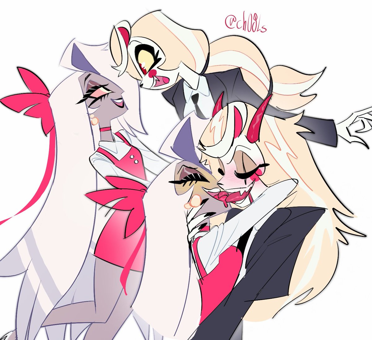🌈🎀 #chaggie #HazbinHotel
