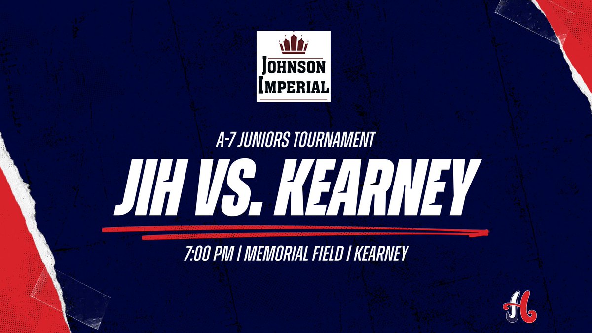 Hastings Baseball (@duncanfield) on Twitter photo A-7 Juniors Tournament
at Kearney
7:00 PM
Hastings Johnson Imperial Homes vs. Kearney Post 52 Pinnacle Bank
Game will be broadcast via <a href="/xstreamsportsne/">X-Stream Sports</a> (Stream II) A-7 Juniors Tournament
at Kearney
7:00 PM
Hastings Johnson Imperial Homes vs. Kearney Post 52 Pinnacle Bank
Game will be broadcast via <a href="/xstreamsportsne/">X-Stream Sports</a> (Stream II)