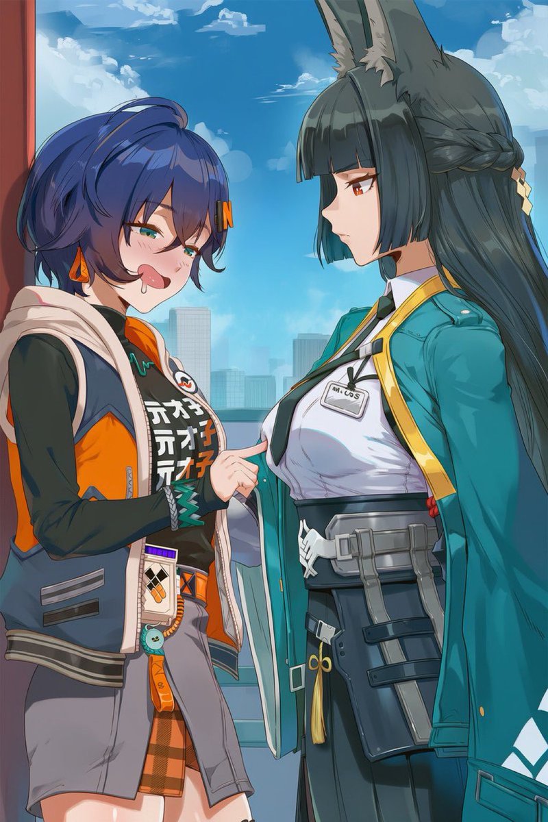 Proxy_Masked's tweet image. Pokes A boob from @quirky_foxy