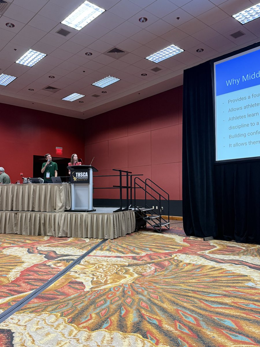 MVMS Boys Athletics (@mvms_athletics) on Twitter photo What a day watching our very own Coach Hughey speak at THSCA on the importance of leading and running a middle school track program! Excellent job!
Go Hawks!
<a href="/PrincipalHigby/">Alex Higby</a> <a href="/MVMS_TheHawkWay/">Mountain Valley Middle School</a> <a href="/girls_mvms/">MVMS Girls Athletics</a> What a day watching our very own Coach Hughey speak at THSCA on the importance of leading and running a middle school track program! Excellent job!
Go Hawks!
<a href="/PrincipalHigby/">Alex Higby</a> <a href="/MVMS_TheHawkWay/">Mountain Valley Middle School</a> <a href="/girls_mvms/">MVMS Girls Athletics</a>