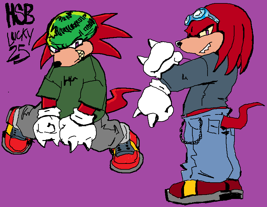 HSB_Lucky's tweet image. i really like knucklez :p