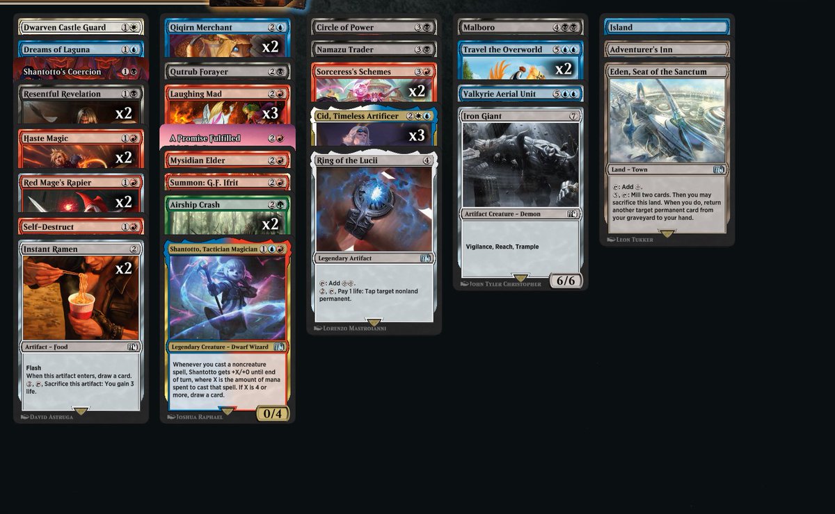 MSigrist83's tweet image. Likely my Swan Song of FF Omni. Clean 7-0. GOATed set meets GOATed format. You wull be missed.