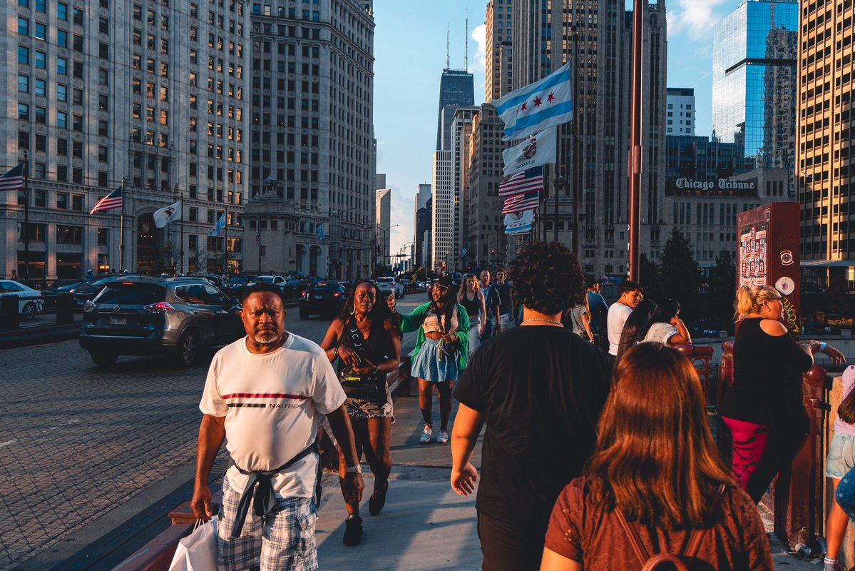 TheJvandy's tweet image. Evening Light on Michigan Avenue.
Chicago, Illinois