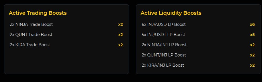 trippykiwiPRMR's tweet image. Trading and liquidity provider points boosts on @ChoiceXchange !
Which of these is most appealing to you ?
Check out the leader board at choice.exchange/points
$INJ