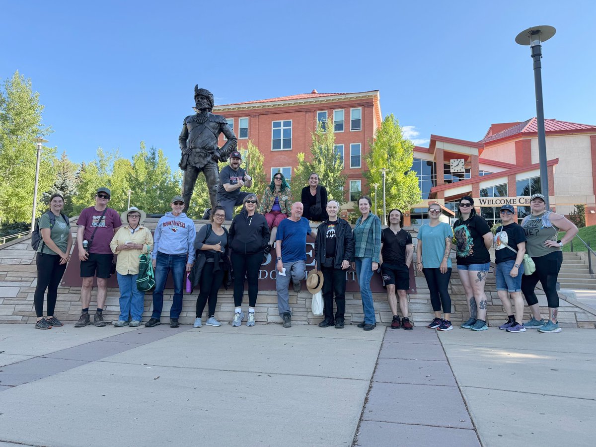TheKJA's tweet image. Today, I took a group of my Publishing grad students on a spectacular hike in the mountains near Crested Butte. @WesternGPCW