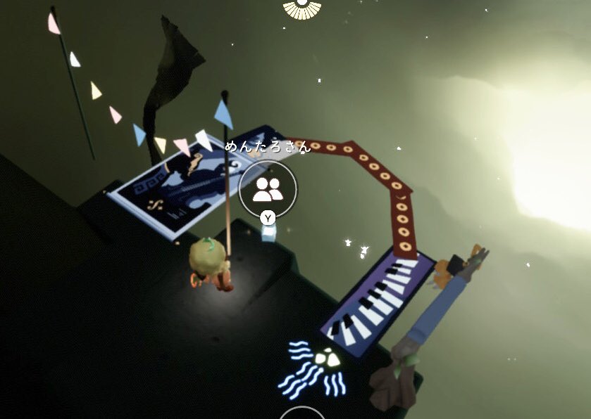 めんたろすさんのスペース発見✨
挑戦したけどすぐ飛ばされる〜
忍び足でも転がってもピュ〜