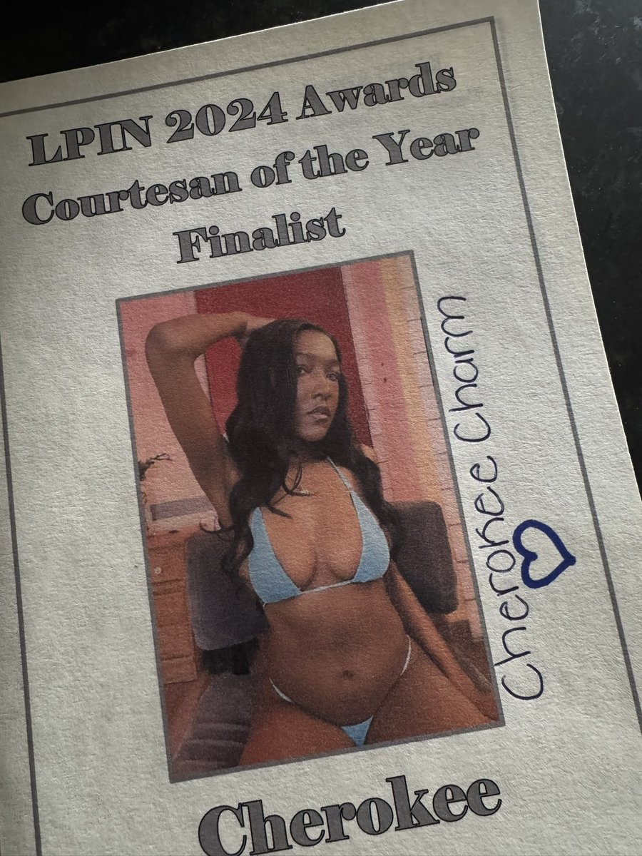 Bobby G’s Adventures (@bobbygsventures) on Twitter photo A special shout out to our friend <a href="/cherokeeecharm/">Cherokee Charm</a> for being a finalist for Courtesan of the Year at the LPIN awards. MrsG & I are looking forward to part 2 of The Calico Club video. With <a href="/DenayaJupiter/">✨️💖Jamie Jupiter✨️</a> & <a href="/GardenofEden357/">Eden Envy</a>
#CalicoClub A special shout out to our friend <a href="/cherokeeecharm/">Cherokee Charm</a> for being a finalist for Courtesan of the Year at the LPIN awards. MrsG & I are looking forward to part 2 of The Calico Club video. With <a href="/DenayaJupiter/">✨️💖Jamie Jupiter✨️</a> & <a href="/GardenofEden357/">Eden Envy</a>
#CalicoClub