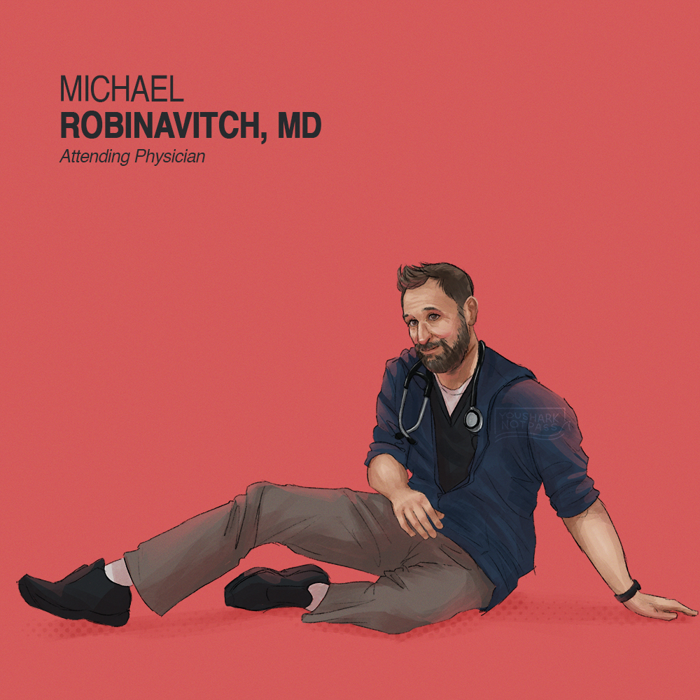 YouSharkNotPass's tweet image. spinning out, waiting for ya to pull me in i can see you&apos;re lonely down there 🩹🩺

 #thepitt #michaelrobinavitch #fanart