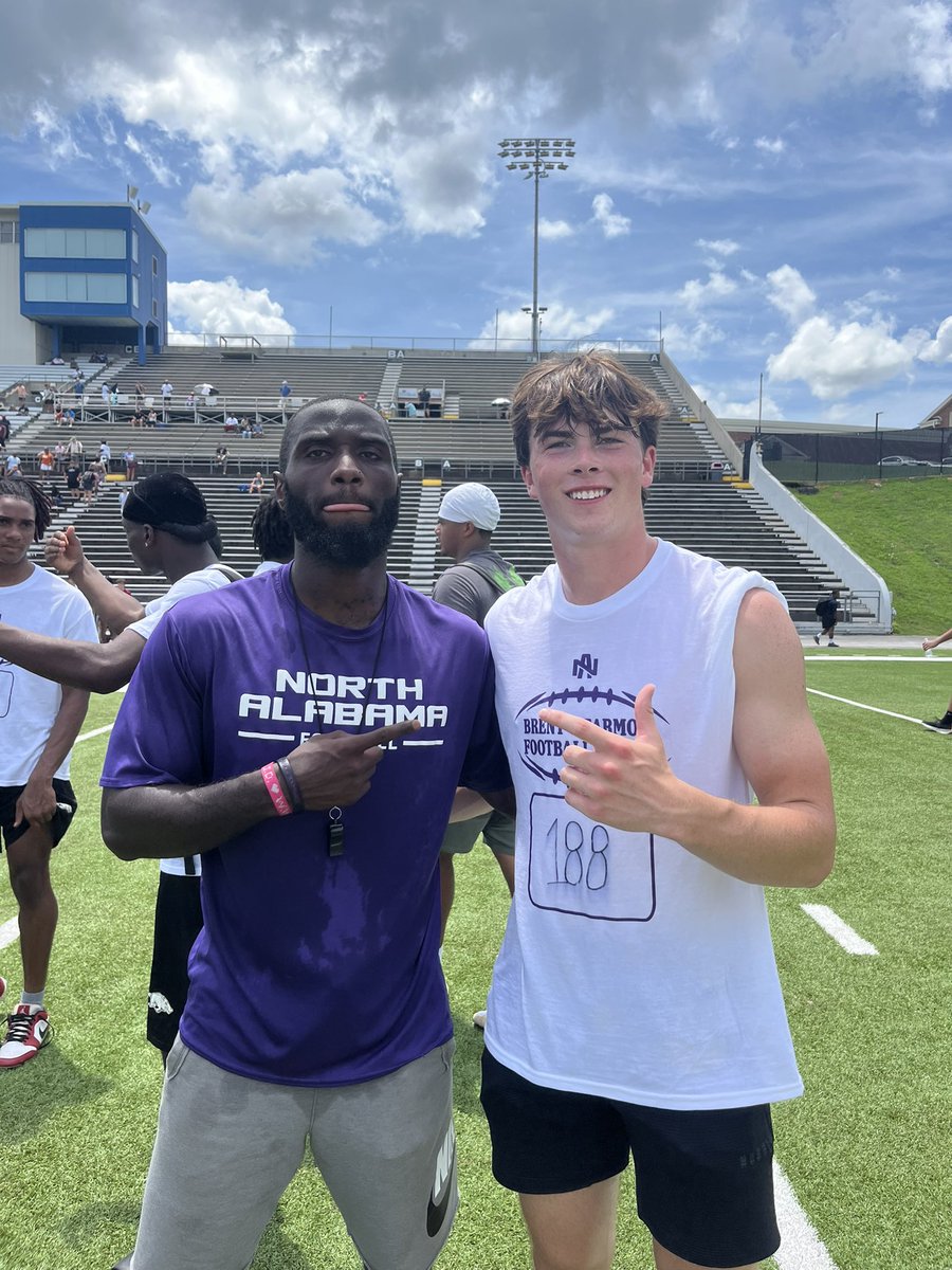 ben_watson2424's tweet image. Had a great time at UNA got to meet many coaches and show them my skills!
@UNAFootball @iamErvgotti_21 @CoachBo7 @CoachJohnson52 @Caleb_Finn @NavendraWoods @84OnGo @CoachWi1burn @HHSPantherFB @RecruitsAlabama @Alabama_Varsity @DexPreps  @PrepRedzoneAL @AL7AFootball