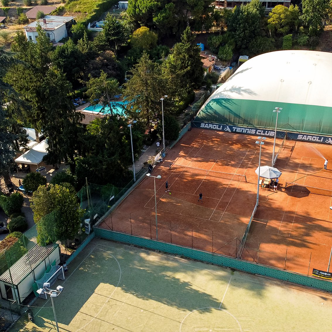 CatholicSat's tweet image. I hope Pope Leo XIV had time during his vacation to hit the tennis courts of Castel Gandolfo