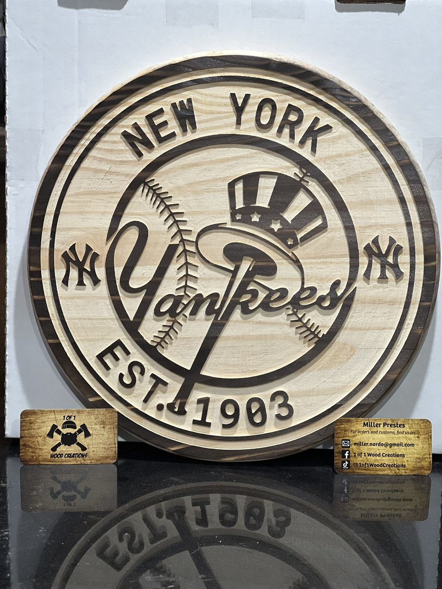MillerPrestes's tweet image. 🚨🚨🚨OPEN FOR ORDERS🚨🚨🚨
15” WOOD WALL SIGN WITH YOUR FAVORITE TEAM’S LOGO! ANY TEAM, ANY SPORT, ANY LOGO. CUSTOM LOGOS ALSO AVAILABLE!
$60 WITH SHIPPING INCLUDED(US ONLY)
WE ACCEPT PAYPAL, VENMO & CASHAPP.
DM ME TO PLACE AN ORDER
FRIENDS AND CUSTOMERS, PLEASE