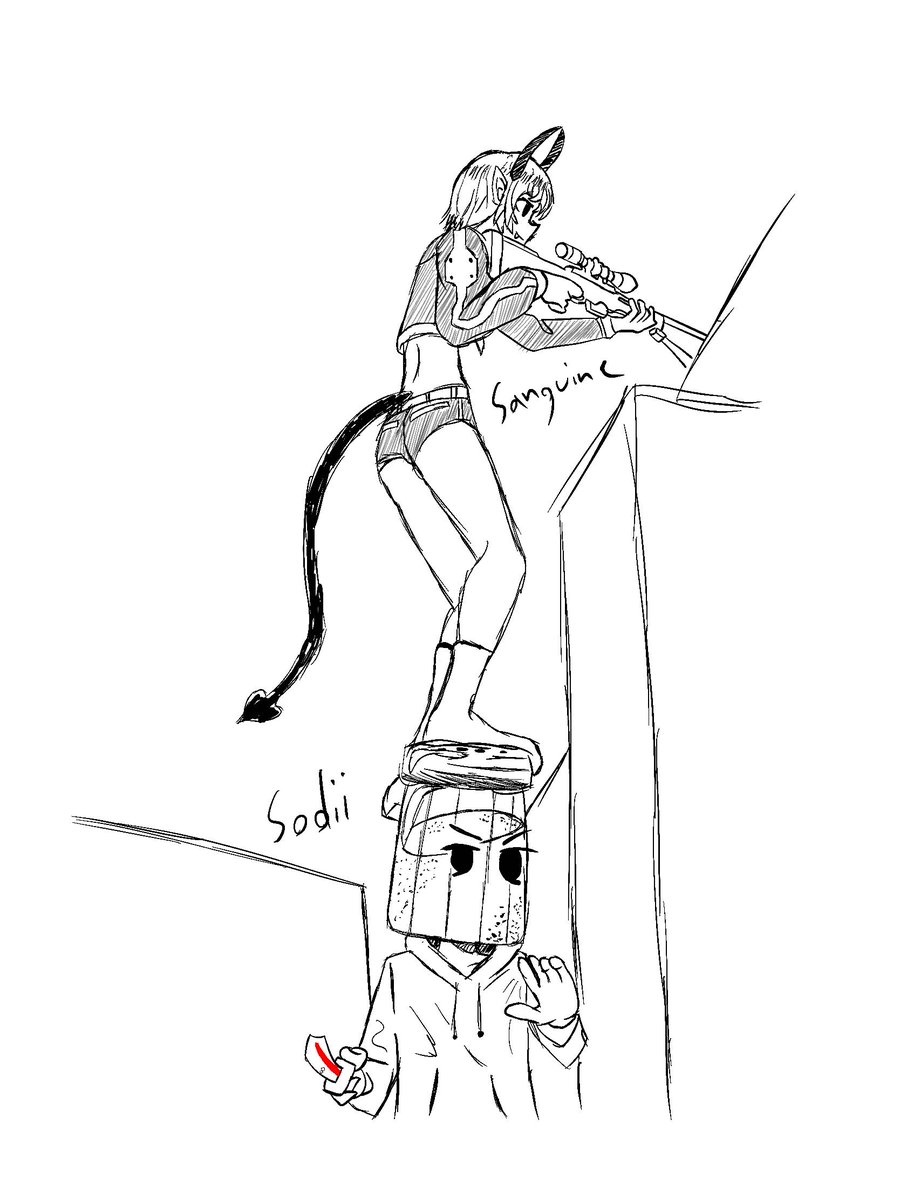 Sanguine_VT's tweet image. Taking my kills with a grain of salt...

art by: @SaltyLove69