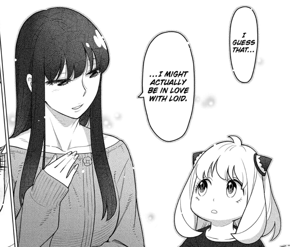 TrinityGraves3's tweet image. Oh, snap! I was not expecting this development but let's gooooo! Hopefully it won't take another 120 chapters. Spoilers for #spyxfamily chapter 120, (though it's already all over X, lol!)