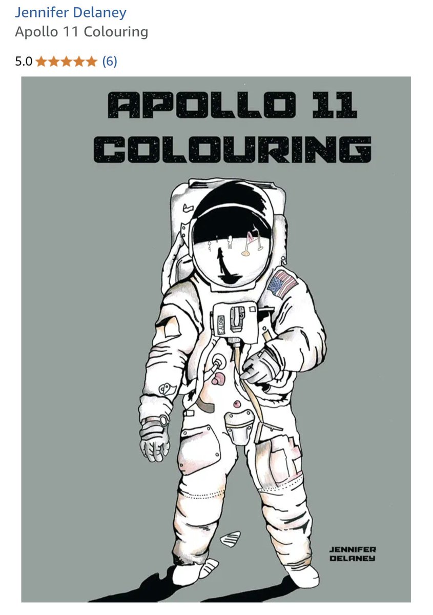 jvcdelaney's tweet image. Celebrate the #Apollo11 moon landing 56 years ago with my fun colouring book. amzn.eu/d/5RcEkwX