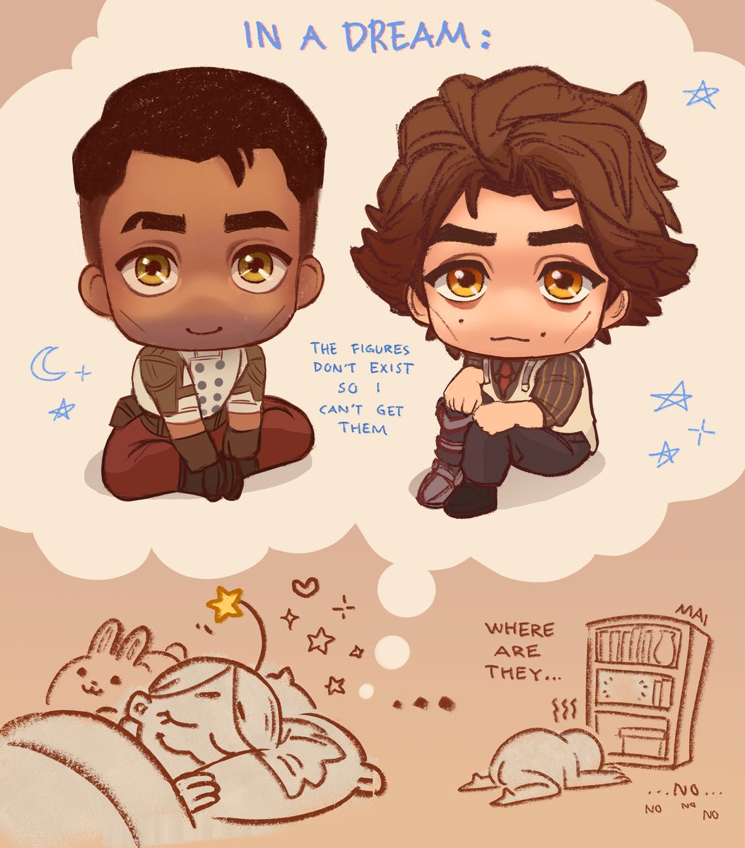 had a dream where I owned #jayvik Look Up figures... it still hurts ❤️‍🩹..