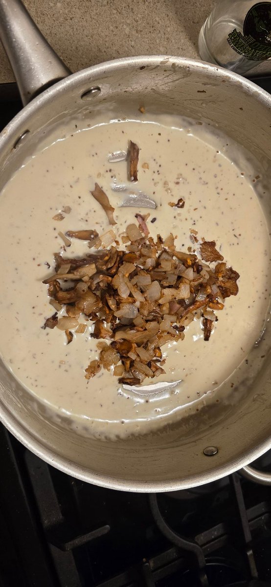 Forager's fettucine with Chanterelle and Oyster mushrooms