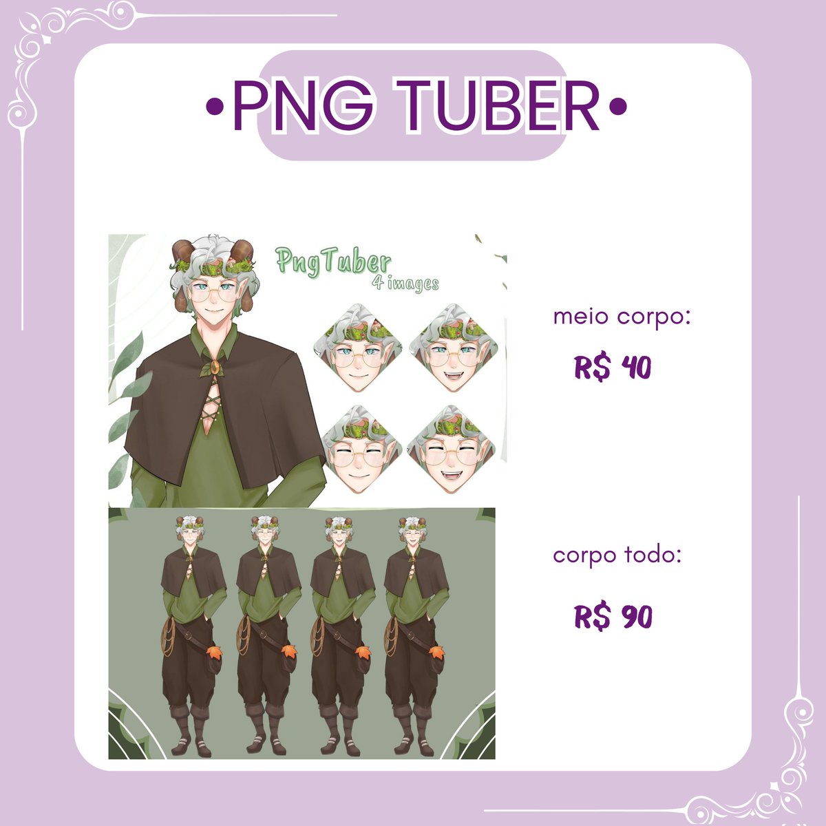 aChloe_artS's tweet image. OI TÔ COM COMISSÕES ABERTAS 🌼
VAGAS:
.Pacote 5Und de emotes = 4
.Ilustração= 1
.Ref Sheet= 2
👤🔄♥️