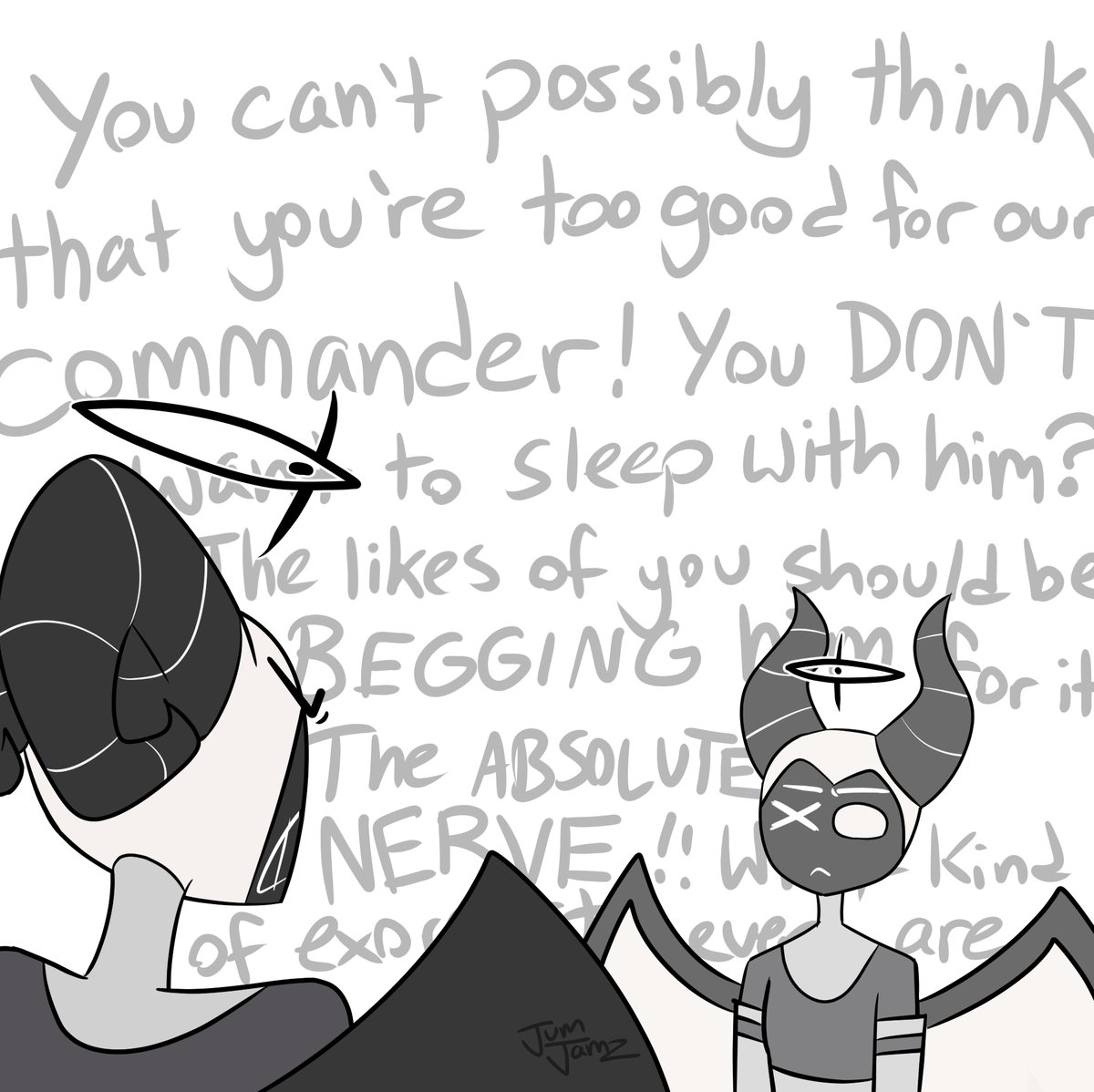 JumJamz's tweet image. Lute's Rival
(Do you think she had to find somebody else to bully after Vaggie was gone?)
#HazbinHotelFanart