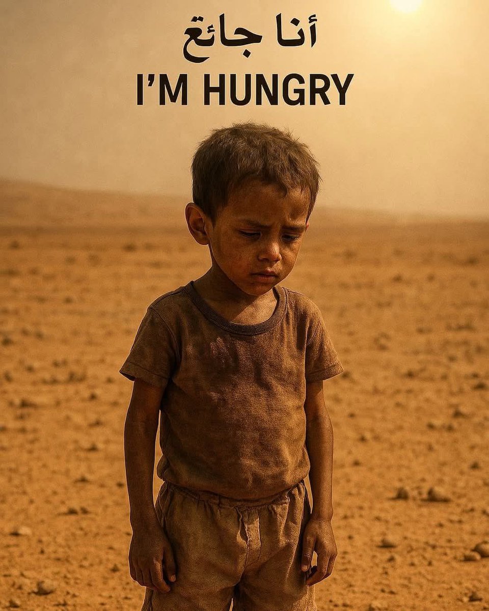 Allah'ım merhamet eyle...
#GazzeAçlıktanÖlüyor