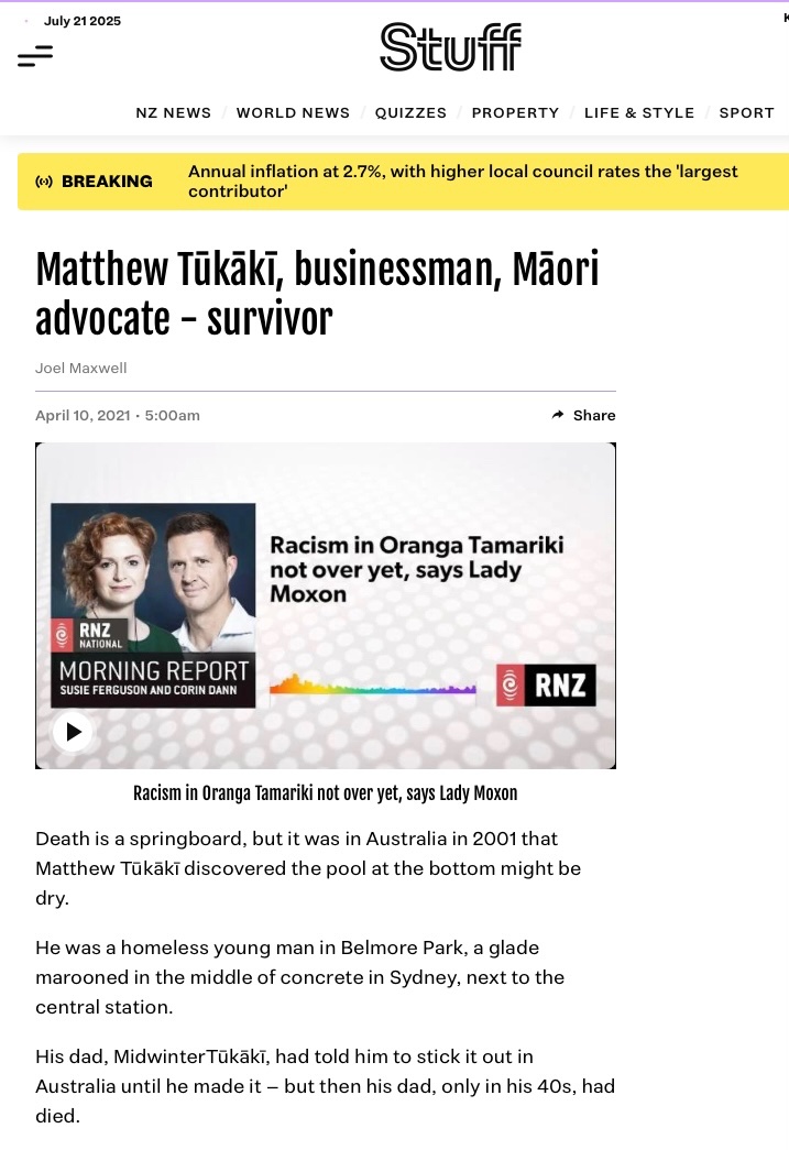 Suitandtie9999's tweet image. Perhaps Paula Penfold or someone from STUFF can explain why they completely ignored Matthew Tukaki’s lies about having tertiary qualifications and a CV with multiple red flags, yet are all over this.
Race? Change of govt?
More to come….