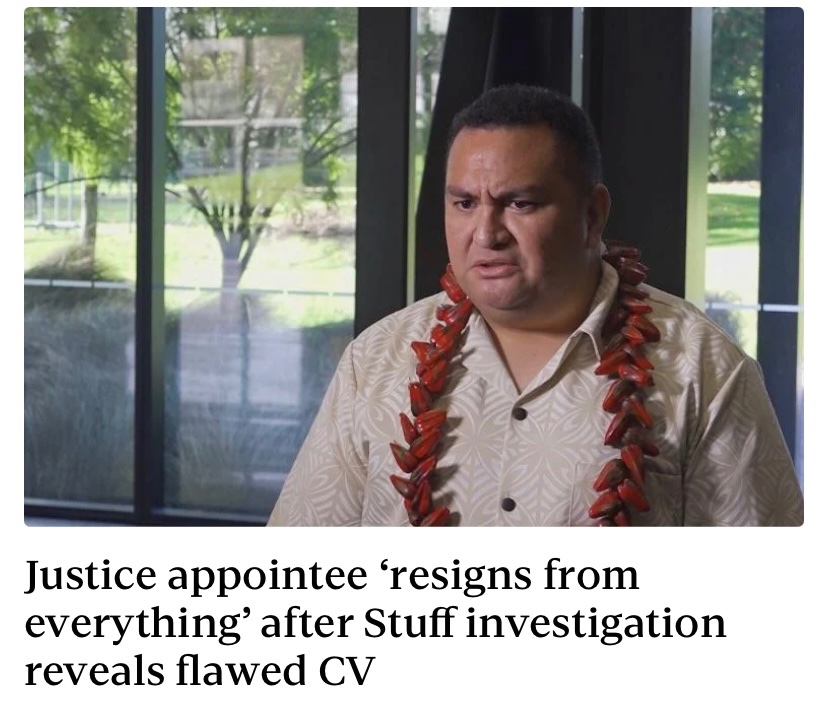 Suitandtie9999's tweet image. Perhaps Paula Penfold or someone from STUFF can explain why they completely ignored Matthew Tukaki’s lies about having tertiary qualifications and a CV with multiple red flags, yet are all over this.
Race? Change of govt?
More to come….