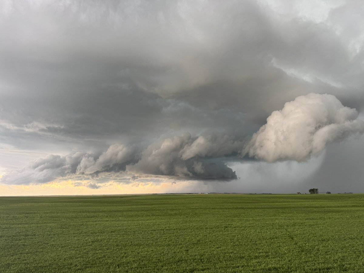 NW of Francis looking S at 5:51pm #skstorm