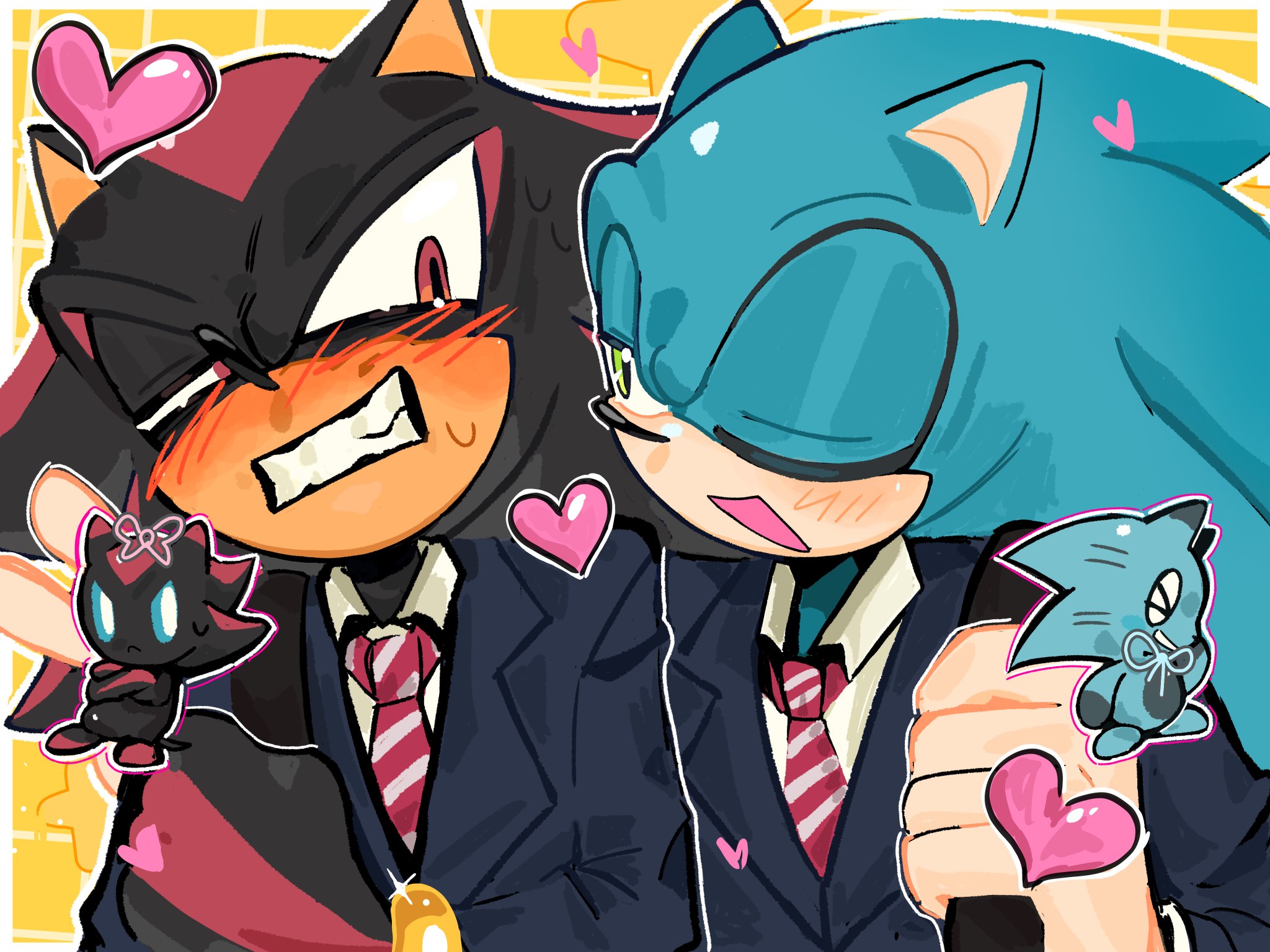 hedgehog_ryさま　056　084 ソニック・ザ・ヘッジホッグ_(サイズ/L)_ソニック HEDGY METAL T