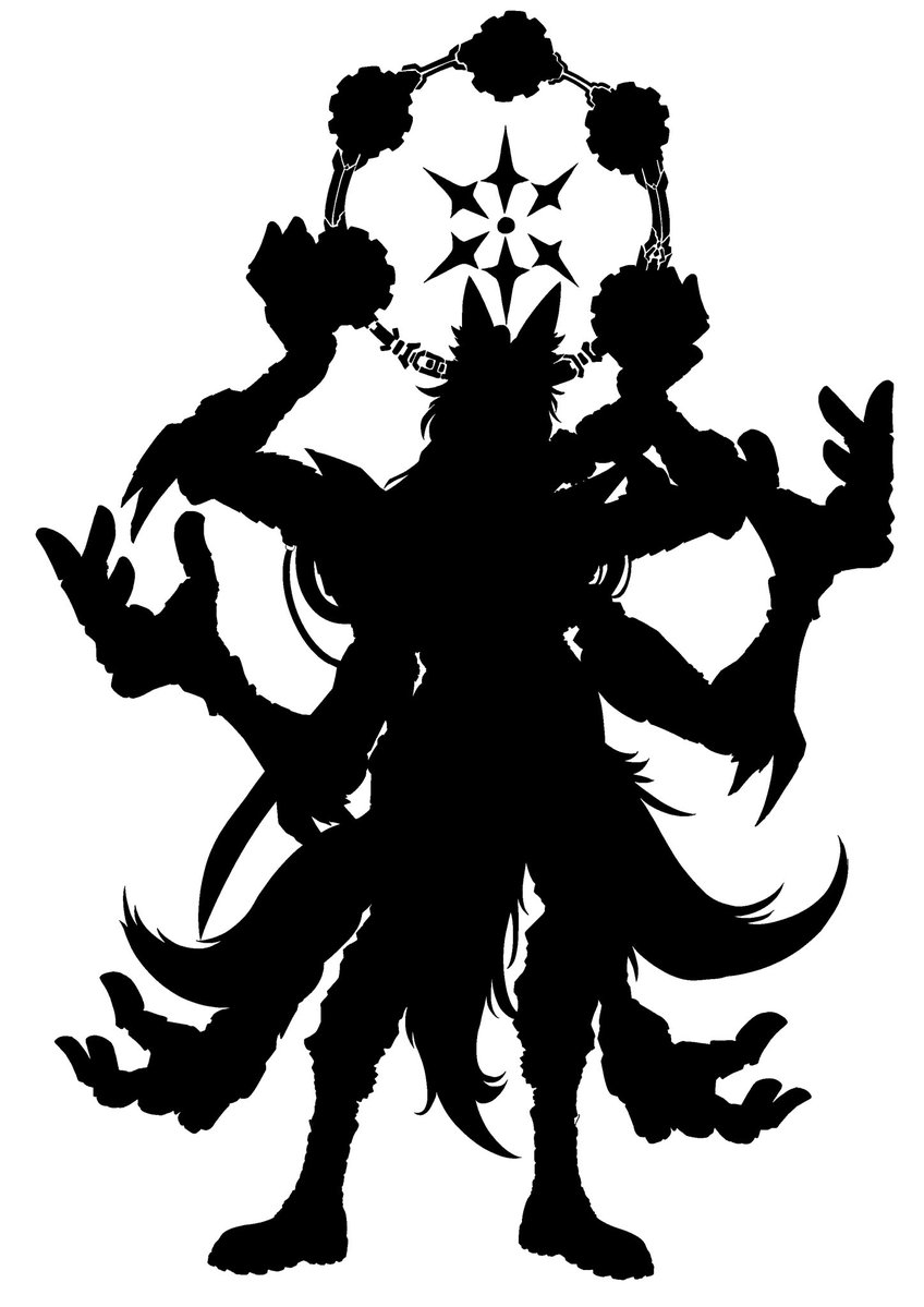 RakugakiSu52439's tweet image. Silhouette teaser

#artmoots