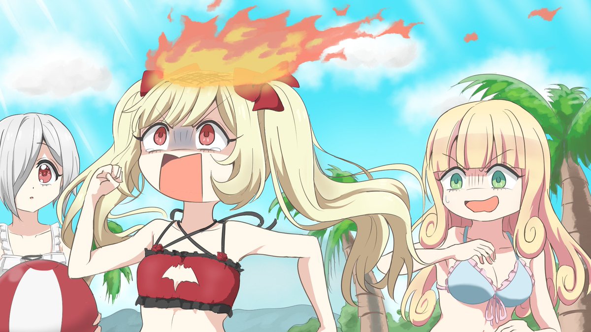 isakuns's tweet image. #海の日
#邪神ちゃんドロップキック