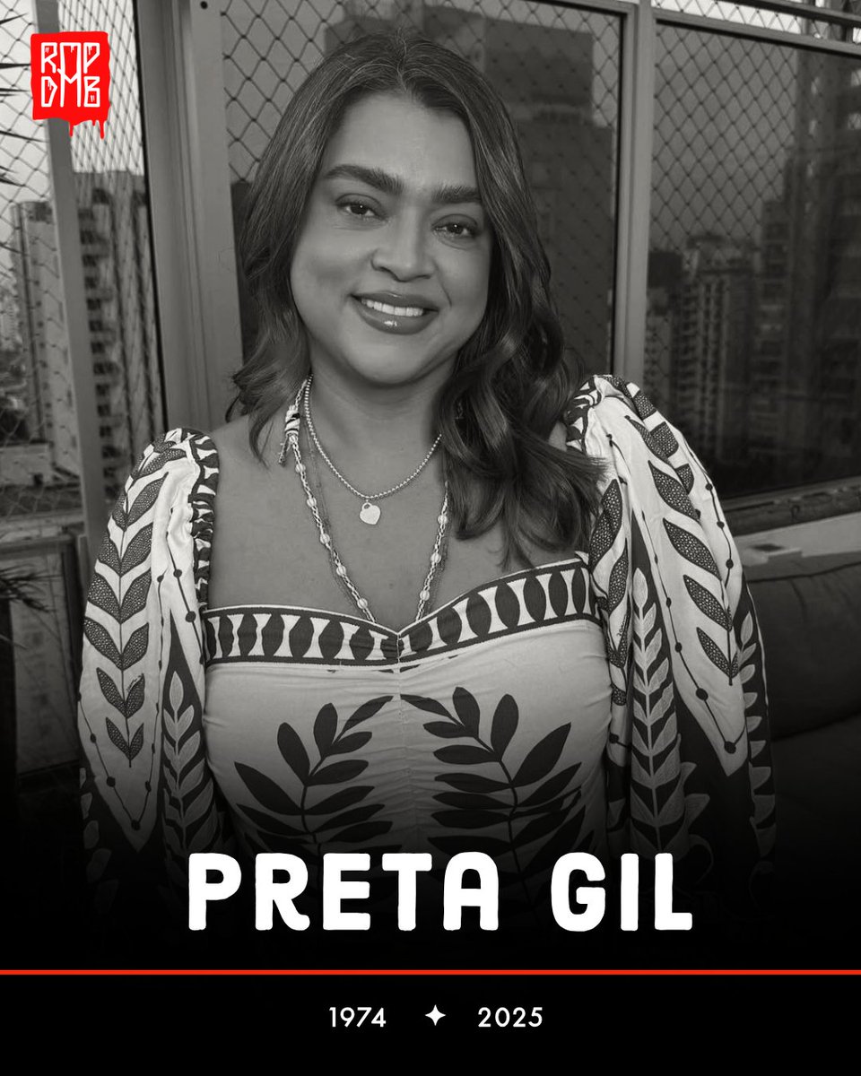 portalrapdab's tweet image. Descanse em paz Preta Gil! 🖤

Faleceu aos 50 anos neste domingo (20), a cantora, compositora, atriz e empresária, Preta Maria Gadelha Gil Moreira. Ela lutava contra um câncer colorretal desde 2023. 

Nossos sentimentos e força aos amigos e familiares. 

O Brasil perde um ícone.…