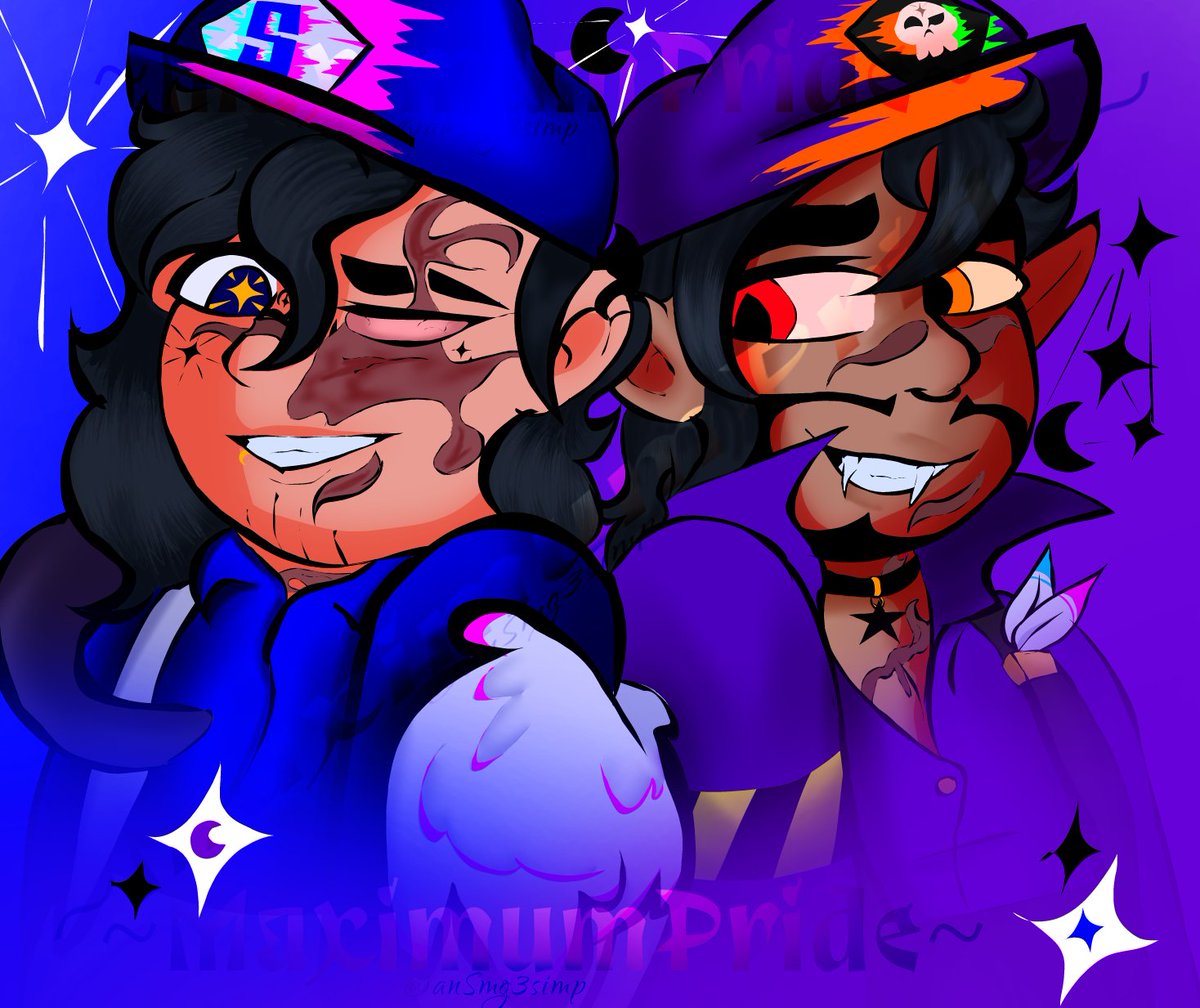 anSmg3simp's tweet image. Decided to do these lovely Bois in my new designs ^^
#scarredsmg4 #smg4au #smg4 #smg3 #smg34