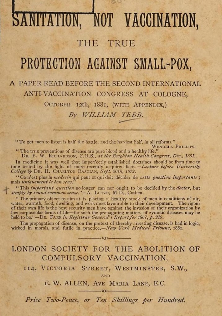 RBystrianyk's tweet image. People have been standing up for the right to decide what goes into their bodies for over 150 years—it’s not some new issue. Why? Because many doctors, scientists, and everyday people believed vaccination was misguided, risky, and ineffective. And yet, even after all this time,…