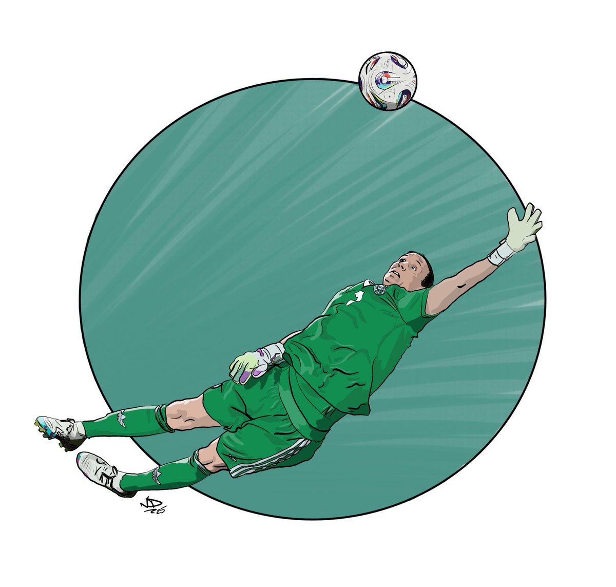 Ann-Katrin Berger’s Extra Time save vs France last night…one of the greatest saves of all time!