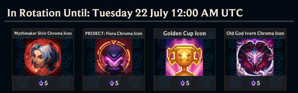 SkinSpotlights's tweet image. Mythic Shop Rotation!