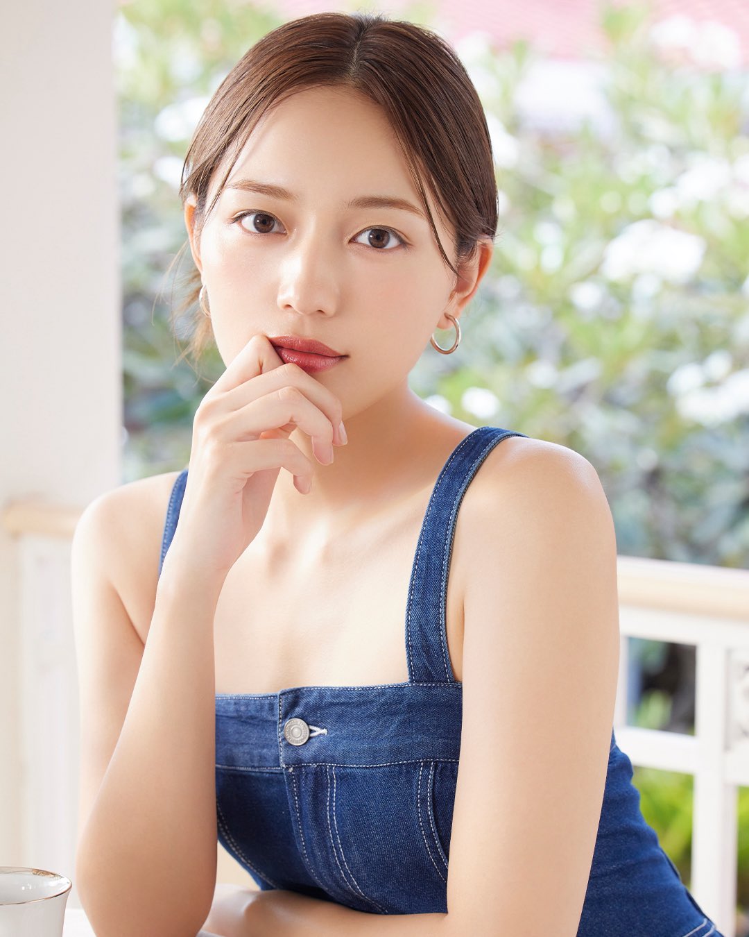 川口春奈さん着用 COTTON NYLON CORD POLO H BEAUTY＆YOUTH COTTON