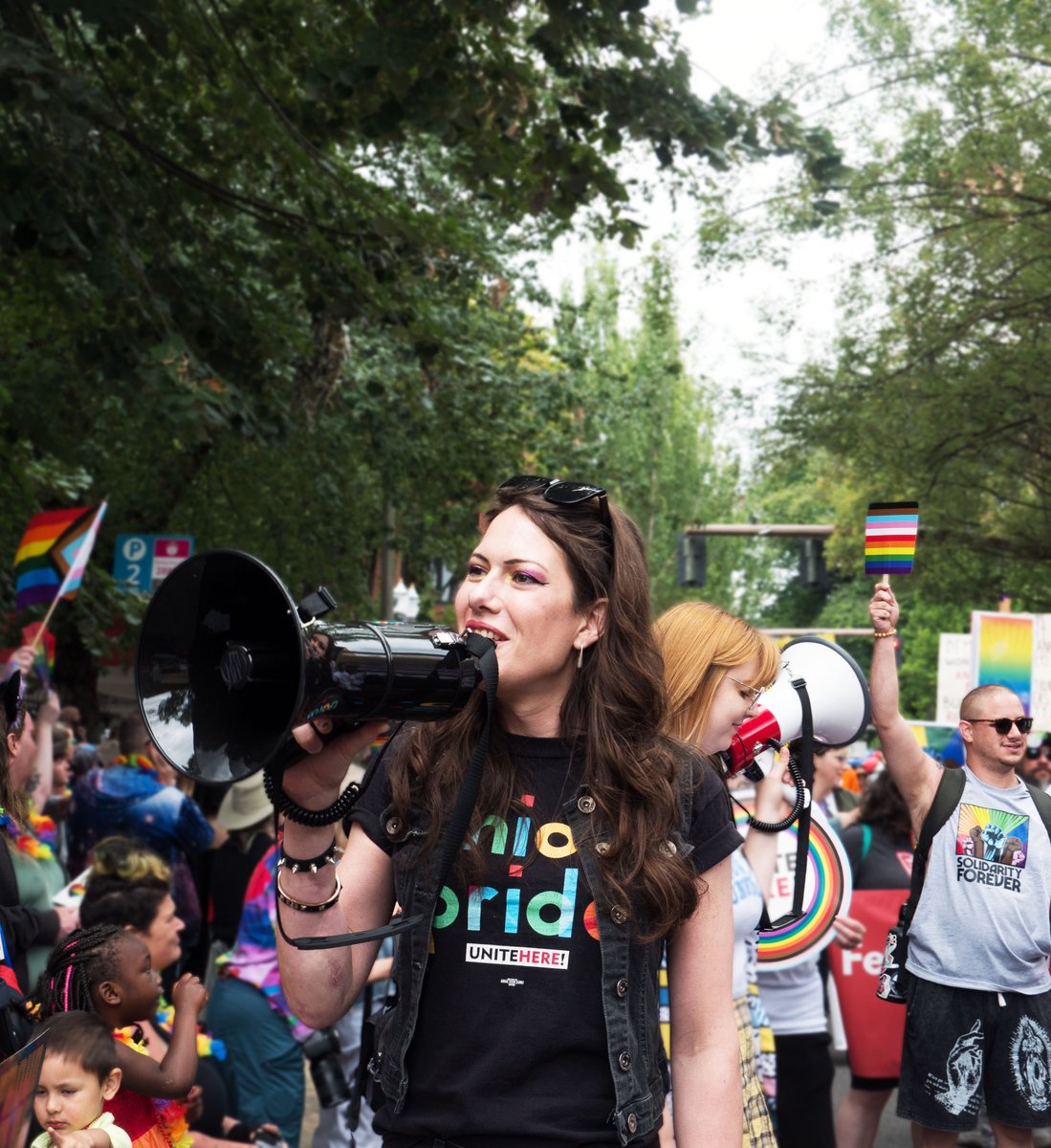 OregonAFLCIO's tweet image. QUEER RIGHTS ARE LABOR RIGHTS!
#OregonLaborPride #PortlandPride