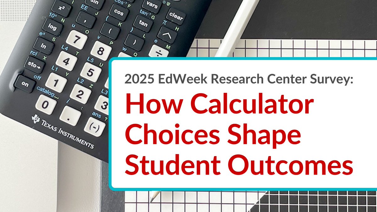 TICalculators's tweet image. ✏️ The results are in: Educators prefer handheld calculators for instruction and exams. 👨🏫🍎👩🏫
A recent survey by @educationweek:
➡️ How do digital exams shape math instruction?
➡️ How do calculators affect learning and focus?
Download the white paper: bit.ly/4m3SEsM