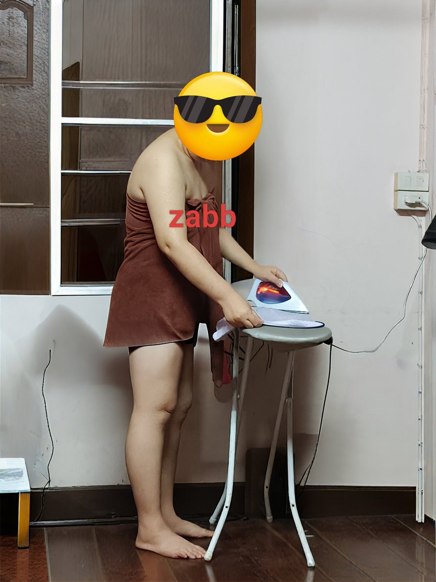 รีบรีดผ้าแต่เช้า สวัสดีวันทำงาน #สาวใหญ่