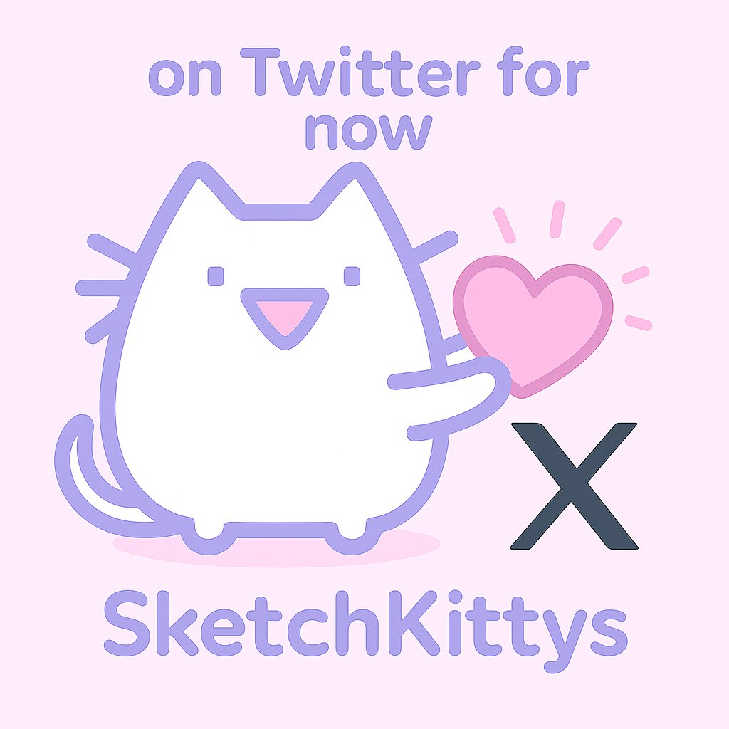 Some of you ask: 
"When Discord?" "When Telegram?" 

For now, we stay right here — building the base with those who’ve been with us from the start

This is how OGs are remembered. 💌

#Base #Web3 #NFTCollection #Opensea #SketchKittysArmy