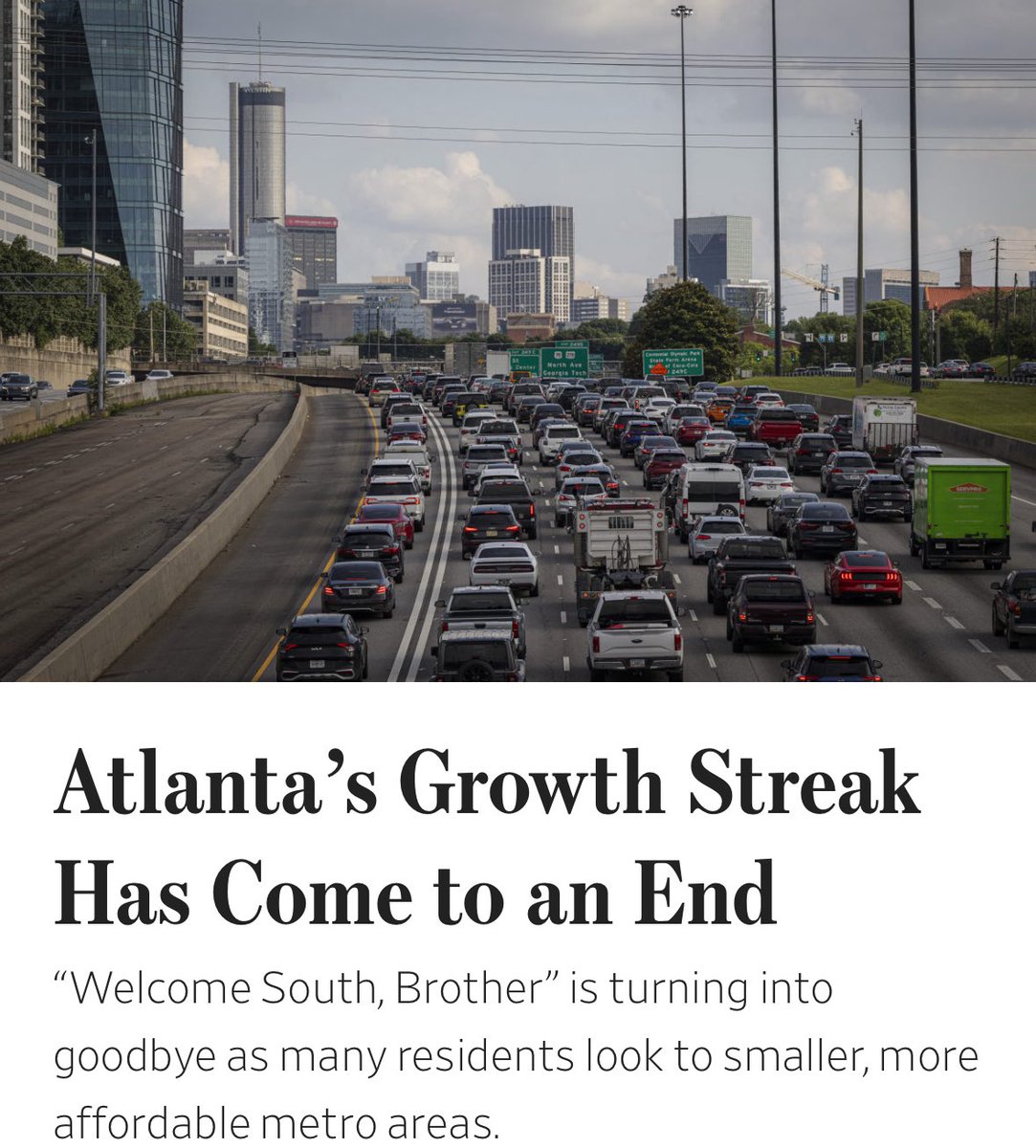 ContrarianSaver's tweet image. First Americans started moving to second tier cities like Atlanta, Houston, and Miami.

Now they can’t even afford these, moving to barely cities like Chattanooga TN and Greenville SC.

They inexorable move toward cheaper and crummier places can’t be a good thing