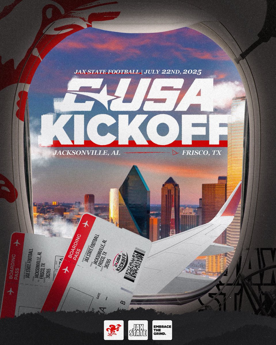 JaxStateFB's tweet image. Jacksonville, AL ➡️ Frisco, TX
#EmbraceTheGrind | #AKC