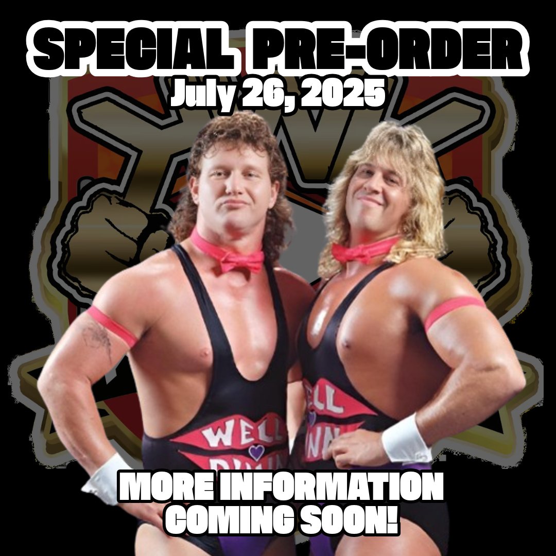 Special Pre-Order Alert!

Our very first KWK Kayfabe Heroes Two-Pack — Well Dunn — is about to drop! Pre-orders will be available soon through our KWK Distribution Network.

More details are coming in the next few days — stay tuned and don’t miss your chance to secure this!