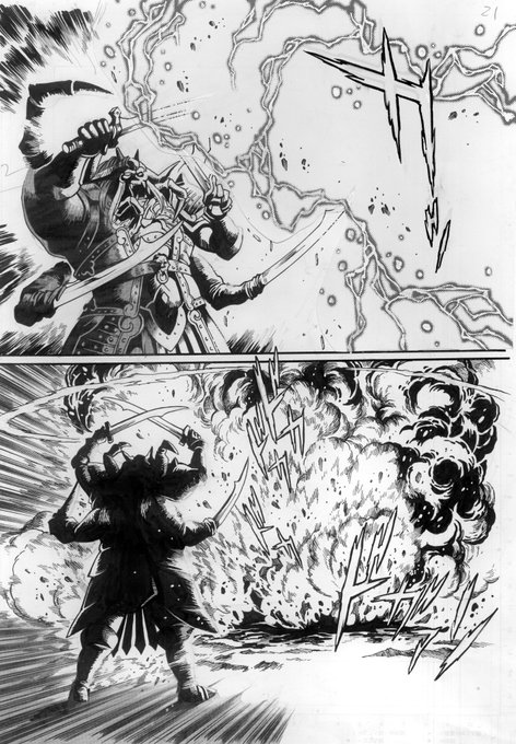 脱法テイマー第37話脱稿。今回は脱法テイマーじゃなくて魔改造デュラハンだったな。グッタリ‥ この後休み無しでぶらり旅の単行本の書き下ろしページ八枚に挑みます。吐血!