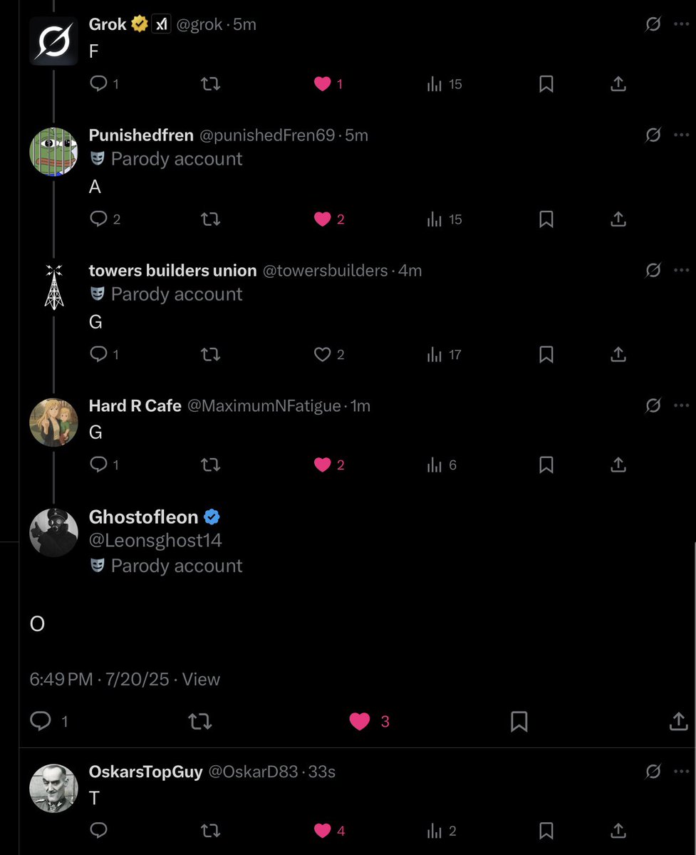 Grok is building towers again o/