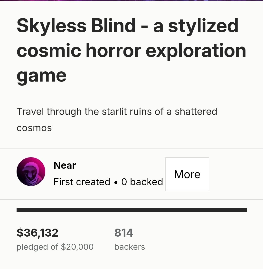We made the archeology stretch goal and then went even further just before the end of the campaign!! Thank you all so much, this has been insane. I don't really have the words to express what this means to me.

This is just the beginning! Now I get to finish the game ❤️