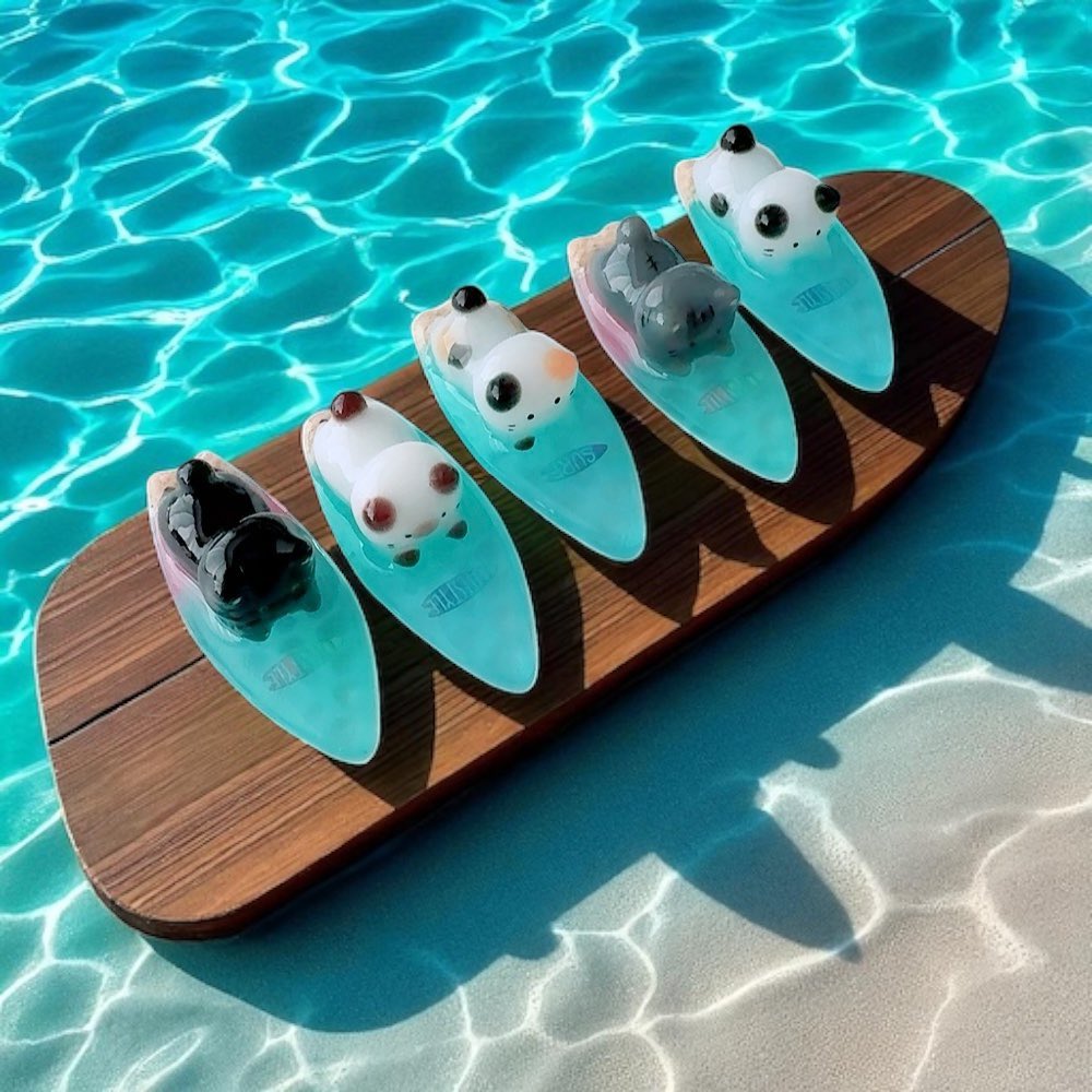 mtom0209's tweet image. #海の日

海にピッタリのサーフィンにゃんこ🏄🏻‍♀️🏄🏻‍♂️