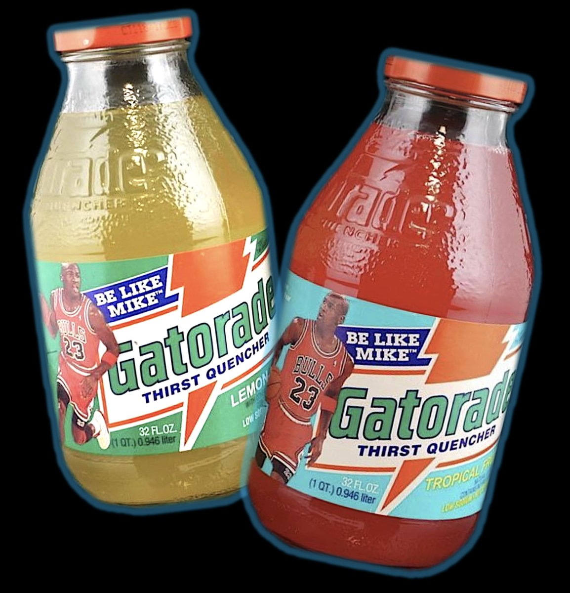 1990s ‘Be Like Mike’ Gatorade Bottles