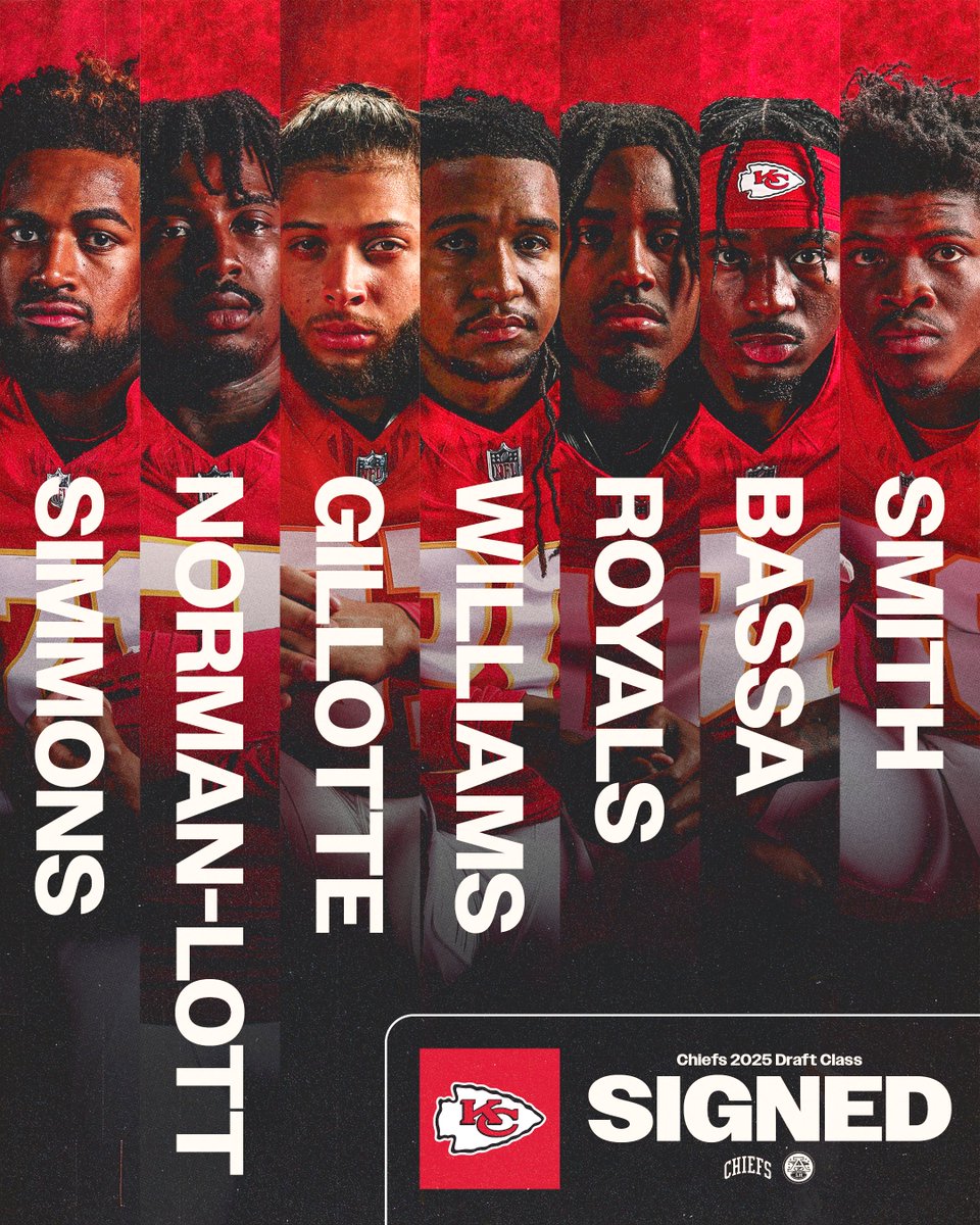 We have officially signed all of our 2025 Draft picks ✍️
