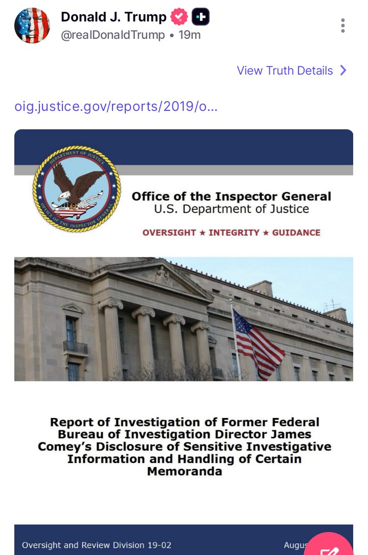 patriotstorm17's tweet image. Trump's most recent truths. The gloves are off. Obama will go to jail! Enjoy 🍿 🍿 🍿 🍿 🍿