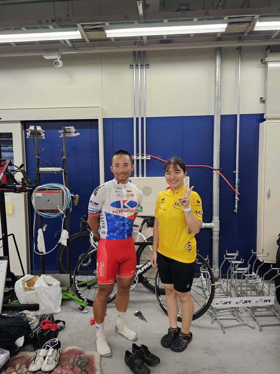 MayaCyclist's tweet photo. 7月20日関西トラックフェスタに参加させて頂き、山本元喜さんと写真撮って頂きました🙂✨
この週末はホント楽しかった😀
選手の皆さん、スタッフの皆さん、お世話になりありがとうございましたm(_ _)m
又こんな自分ですけどよろしくお願いします🙇‍♀️ https://t.co/xbzU2OrGOp